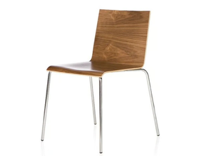 CASABLANCA - Stackable wooden chair _ ALMA DESIGN